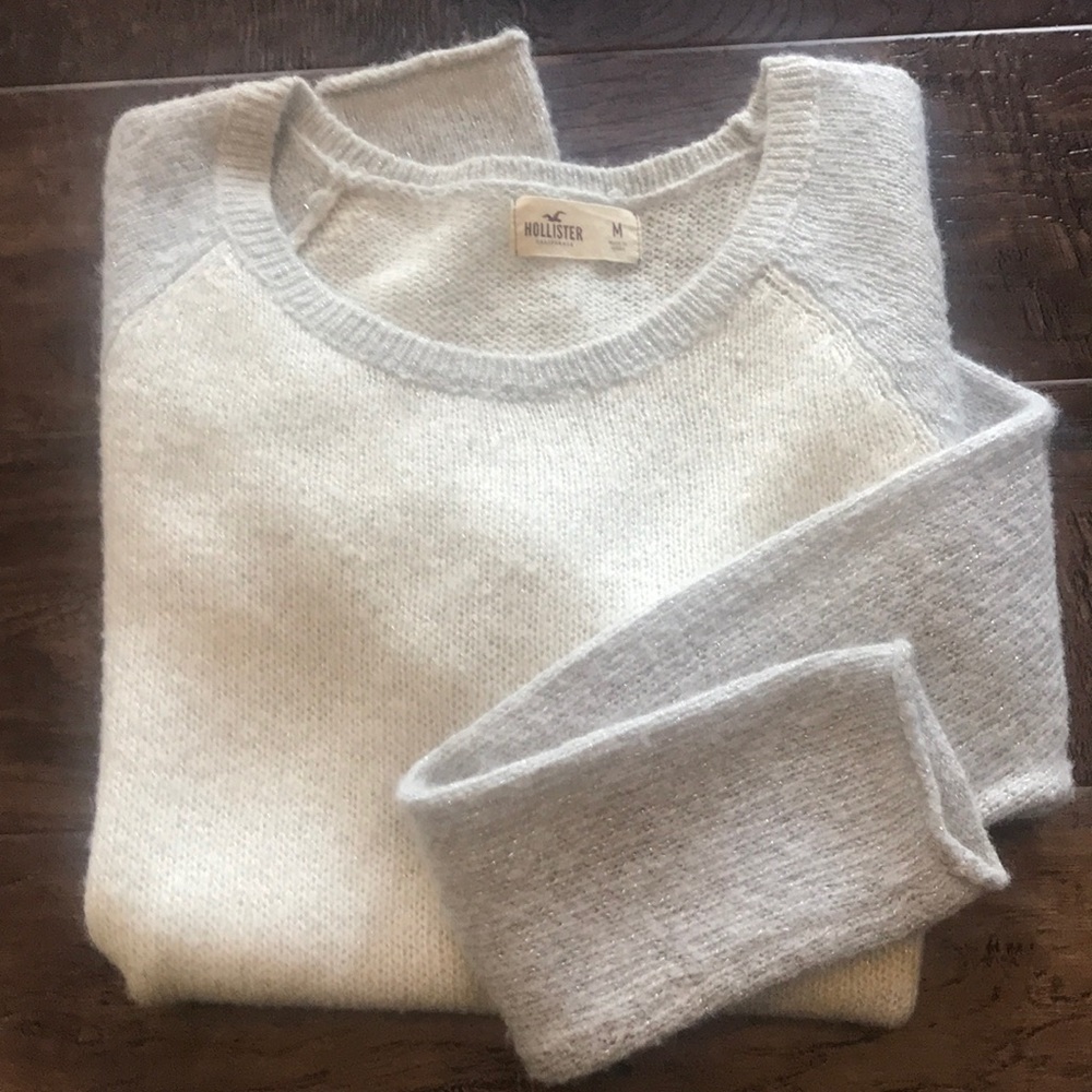 Hollister Grey&Ivory Sweater